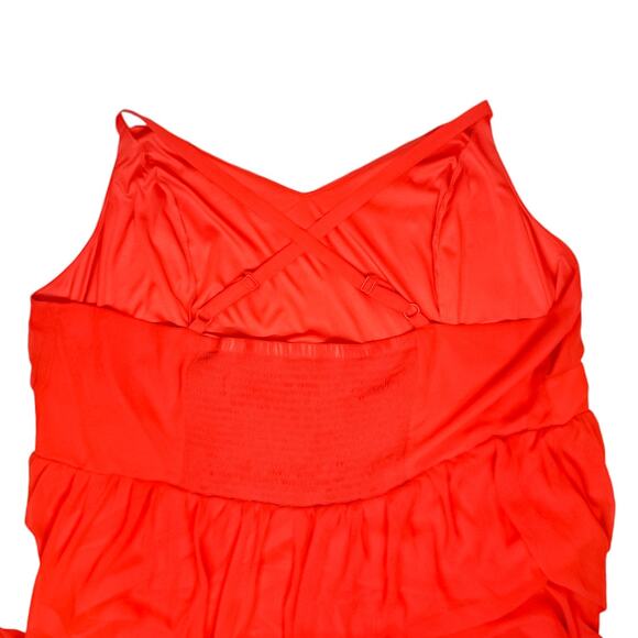 Torrid Plus Size Bold Orange Maxi Dress - Size 6x - Picture 5 of 7